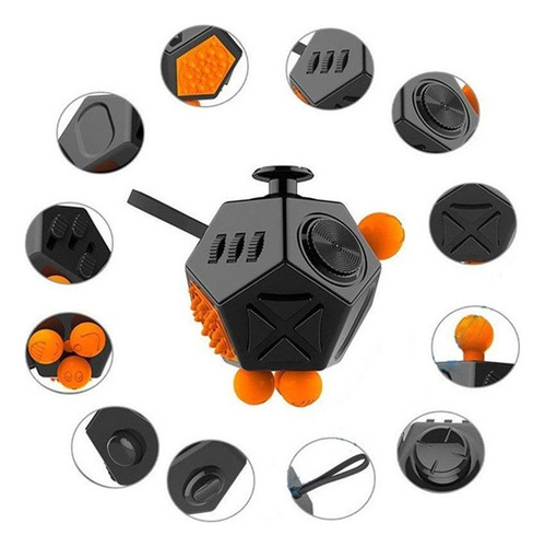 Cubo Fidget De 12 Lados