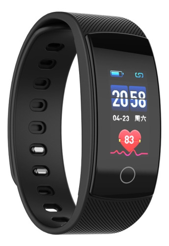 Pulsera Inteligente Azul Qs80 Plus Con Pantalla A Color Tft
