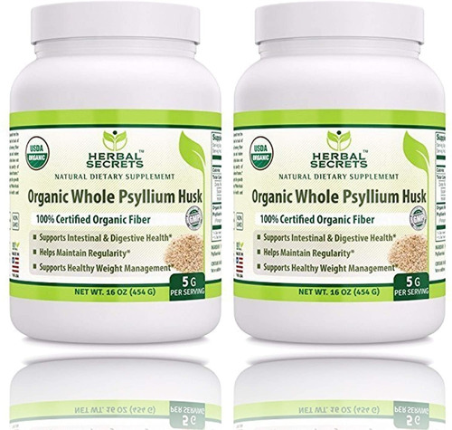 Fibra Psyllium 454g Herbal Secrets - Unidad a $330