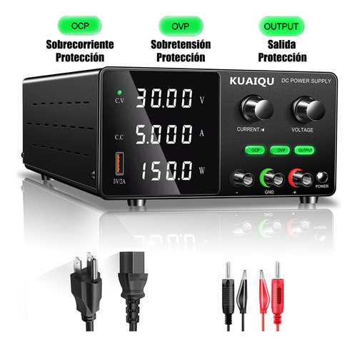 Fuente Alimentacion Regulable Variable Ajustable 0-30v 5a Dc