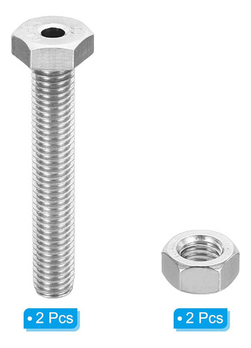 Tornillo Hexagonal Hueco M10x60mm De Acero Inoxidable