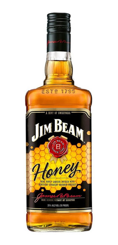 Imagem 1 de 3 de Whisky Jim Beam Honey 1000ml 1l