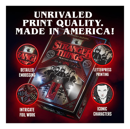 Teoría11 Cardetas De Juego Premium Stranger Things, Índice