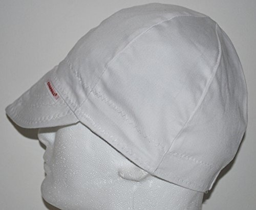 Gorra De Soldadura Reversible Comeaux Caps Solid White 6 78