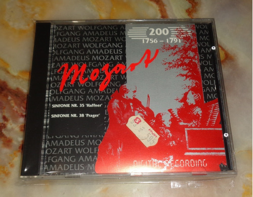 Mozart / Lizzio - Sinfonie 35 Haffner Sinfonie 38 Prager Cd