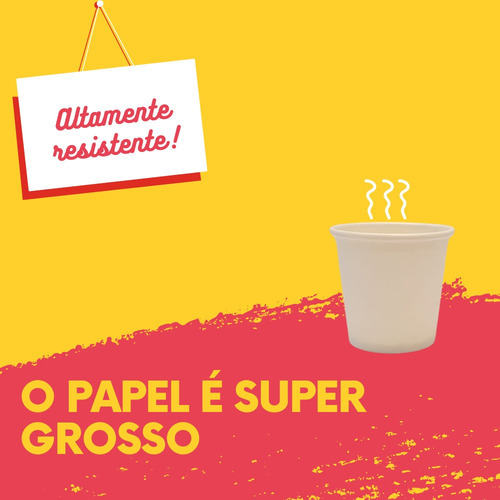 Imagem 3 de 7 de Copinho De Café Papel 70ml Branco - Pacote Com 50und