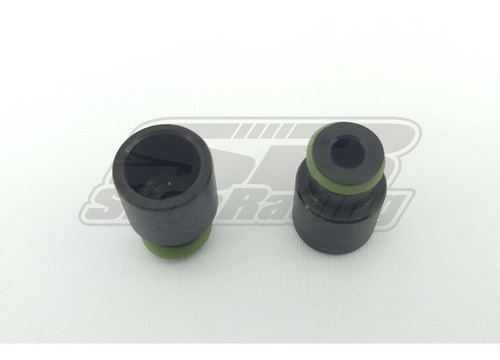 Prolongador De Bico Injetor 29mm Alumínio Preto - 4 Peças