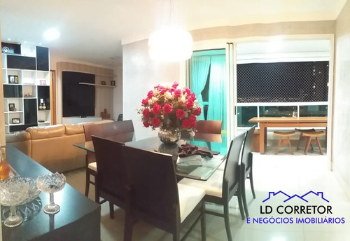 Imagem 1 de 30 de Apto Com 140m² Privativos Com 3 Suítes E Montado Em Armários - Lamus10m.t - 34586107