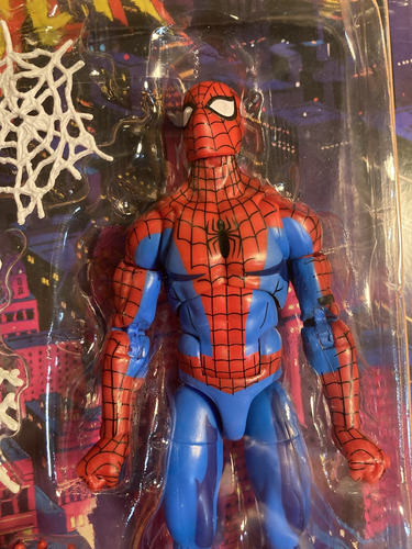 Marvel Comics Spider Man Con Telarañas Hasbro (Usado)