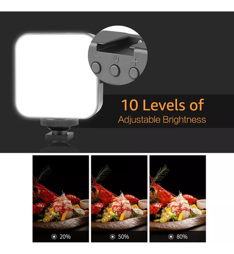 Placa De Relleno Fotográfico Andoer Mini Led De 5 W