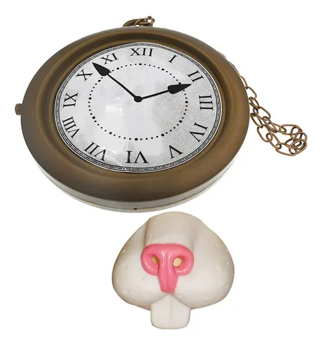 2025 Collar Con Reloj De Bolsillo Y Nariz De Conejo For