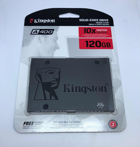 Hd Ssd Kingston 120gb Data 2.5 Lacrado A400(6b/s) Promoção