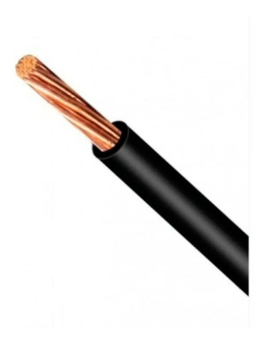 Imagen 4 de 4 de Cable Eléctrico Thw Negro 25 Metros Calibre 8 Ad-5976 Adir