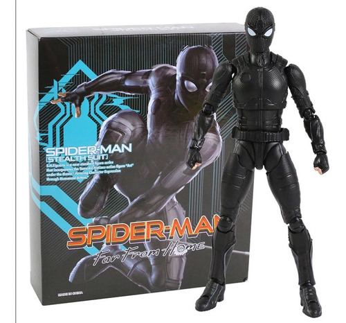Spider Man Stealth Far From Home Spiderman Figura Figuarts (Usado)