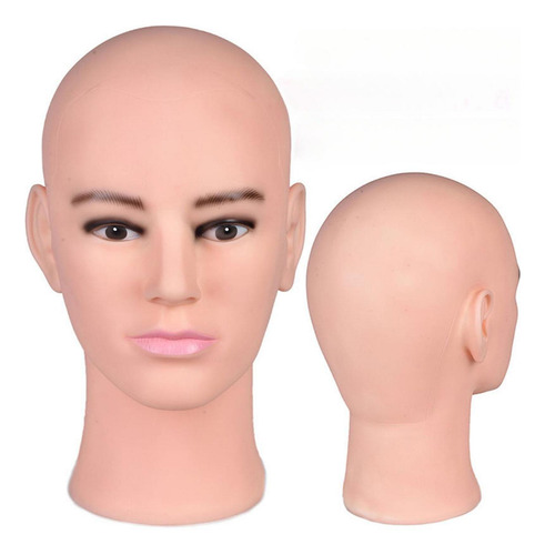 Cabeza De Maniquí Calva Masculina, Modelo De Cabeza De
