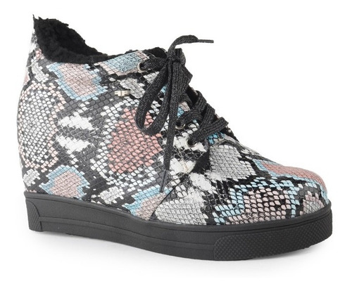 Imagen 2 de 3 de Zapatillas Zapatos De Mujer De Cuero Vacuno Bethel - Ferraro