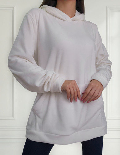 Maxi Buzo De Plush Mujer Bifaz