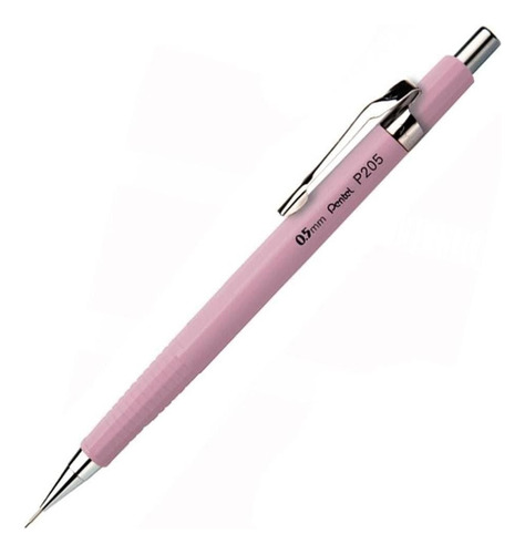 Lapiseira Desenho Pentel Sharp Profissional P205 0.5mm Rosa
