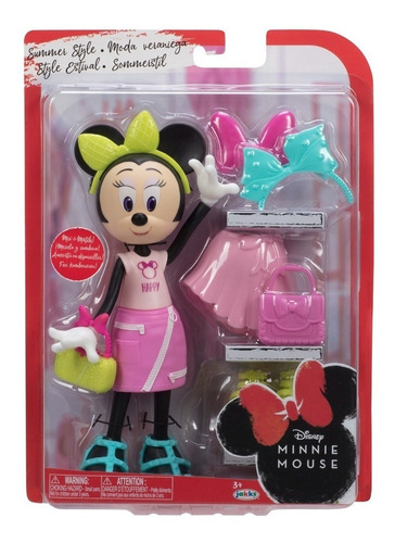 Mimi Muñeca Articulada Minnie Mouse Value Doll Disney 25cm