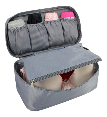 Necessaire Porta Lingerie Jacki Design Cinza