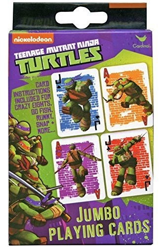 Jugando A Las Tortugas Ninja Juveniles Jumbo Tmnt Card Deck