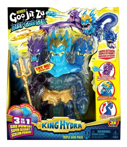 King Hydra Goo Jit Zu 3 En 1 Triple Attack