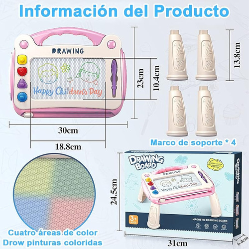 Pizarras Blancas Mágicas Para Niños, Tablero De Dibujo Magné