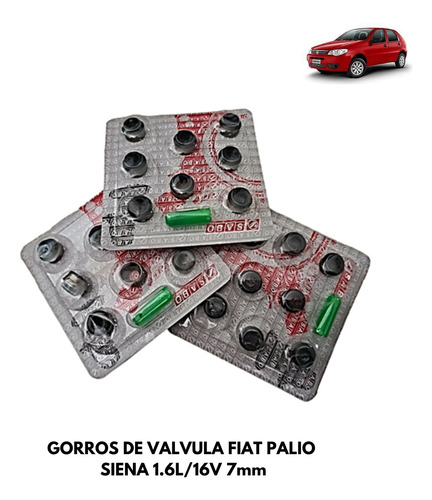 Gorros De Valvula Fiat Palio Siena 1.6/16v Uno Fire 1.3/8v