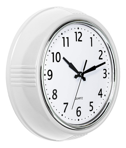 Reloj De Pared Bernhard Products, De 30 Cm ,color Blanco