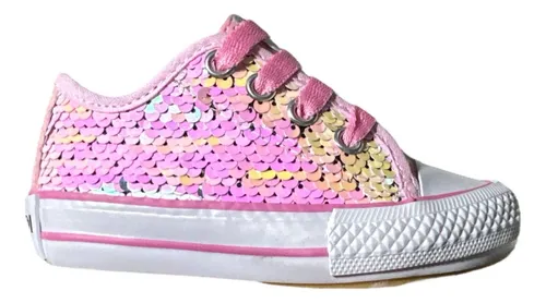 Converse con sales brillos para niñas