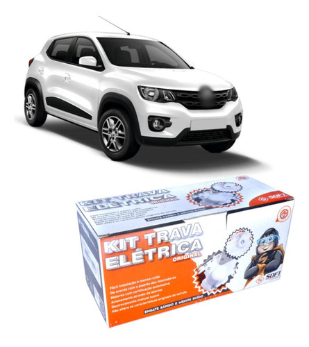 Kit Trava Elétrica Para Renault Kwid 4 Portas Sotf 0125