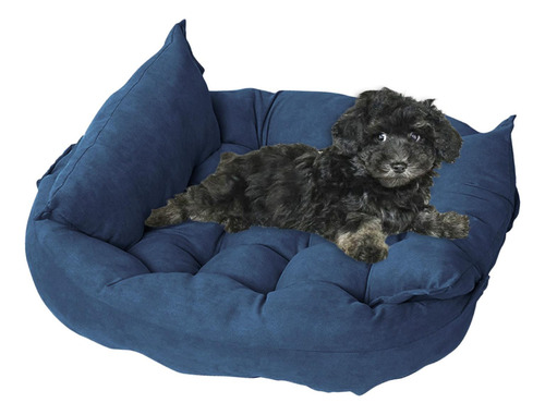 Cama Dobrável Para Cães Sofá-cama Para Animais De S Azul