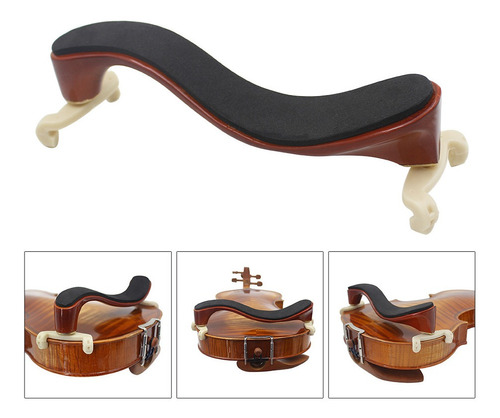 Violín Violín Hombro Reposabrazos Madera De Arce Para 3/4 4/