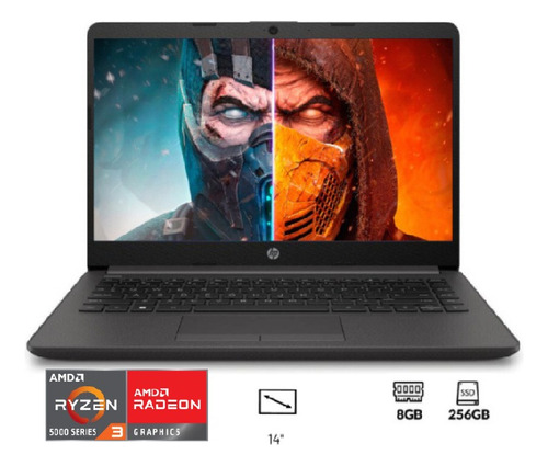 Portátil Hp 245 G8 Amd Ryzen 3 3250u 8gb 256gb Ssd 14  Linux