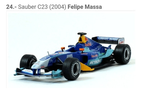 Revista Fórmula 1  # 24 Sauber C23 Felipe Massa Panini