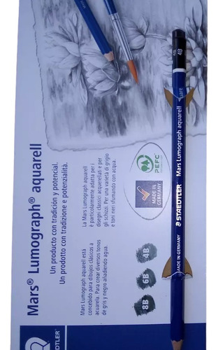 Lápiz Profesional Staedtler Individual 4b Paquete Con 10 Pz