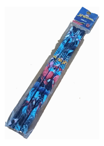 Set De 3 Lápices Lápiz Spiderman Hombre Araña