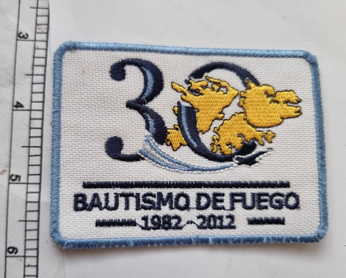 Insignia  Escudo Parche Fuerza Aerea Bautismo Fuego Malvinas