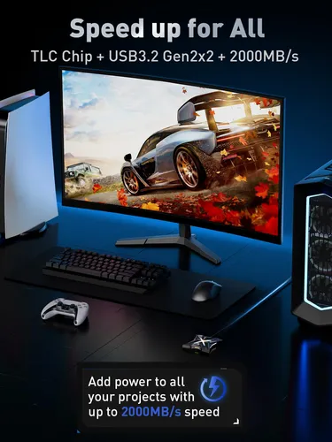 Ssd Portátil Move Speed Rx20 2 Tb Usb-c 2000 Mb/s