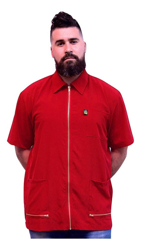 Chaqueta De Barbero  Midas S, Roja