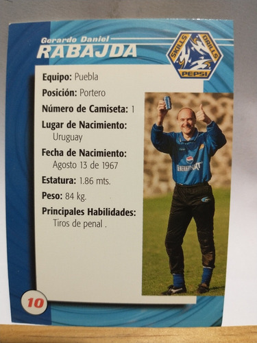 Pepsi Generation Next Futbol 1998 5 Tarjetas Diferentes. Lc (Usado)