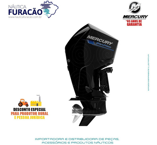 Motor De Popa Mercury 4 Tempos 300hp Xl V8 Dts Seapro