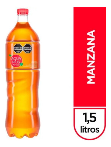 Agua Saborizada Aquarius Manzana 1,5 Lts X12 Zetta Bebidas