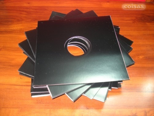 15 Capas Pretas Lp  12  + Brinde  Disco Vini Sacos