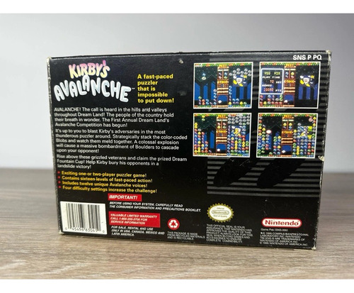Kirby Avalanche - Snes (Usado)