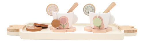 Juego De Té Pretend Play Juguete De Aspecto Delicado Y Fino