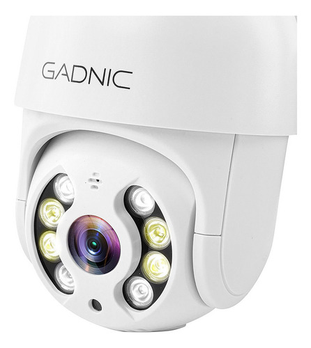 Imagen 6 de 11 de Cámara De Seguridad Ip Wifi Gadnic Domo Full Hd Motorizada Color Blanco