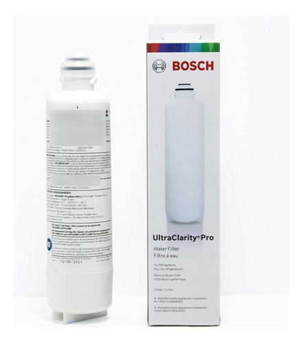 Filtro De Agua Para Heladera Bosch Ultra Clarity Pro Borplftr50