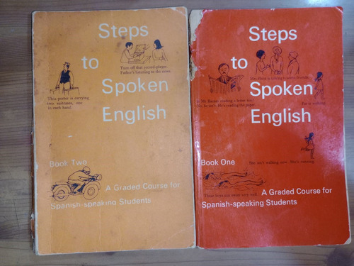 Pack Steps To Spoken English Book 1 & 2 Longman
