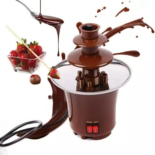 Cascada Fuente Chocolate Mini Tres Niveles Fondue Fiesta